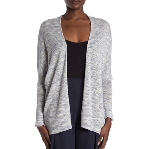 Michael Stars Joslyn open front cardigan blue heathered Medium